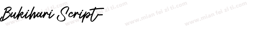 Bukihari Script字体转换
